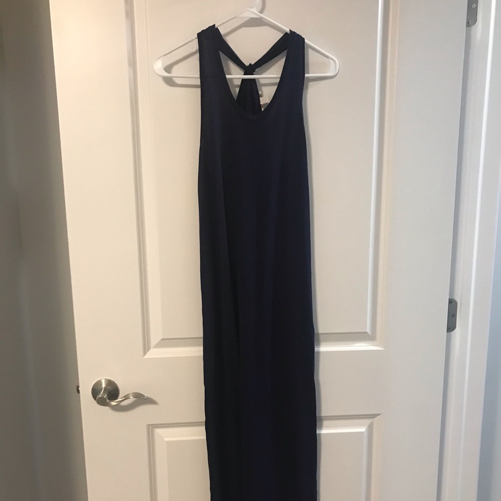 T back maxi dress